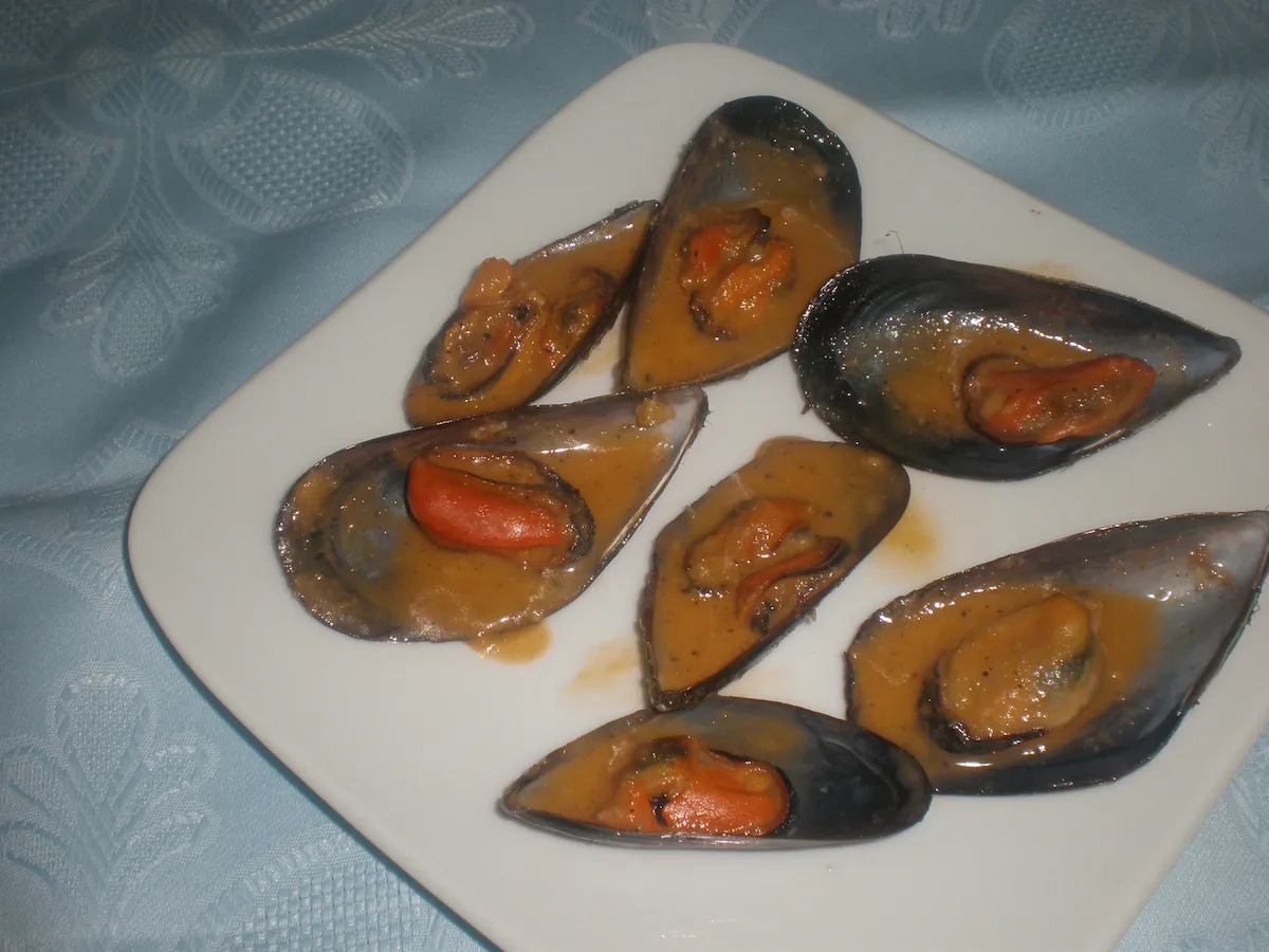 Mejillones en salsa